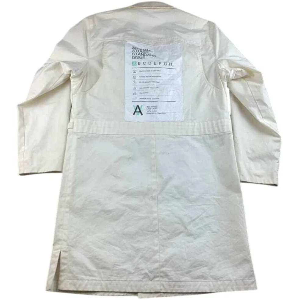 Kith x Daniel Arsham Studio Standard Issue Lab Coat Men S White Cotton #01-A-000
